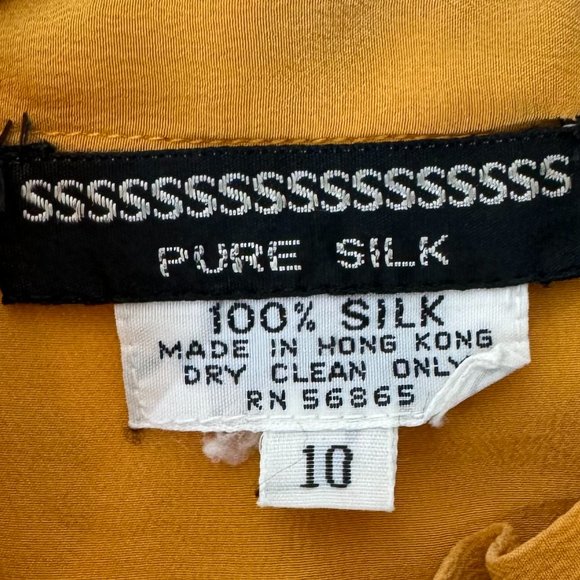 Vintage SSSSSSSSSSSSSS Silk Shirt - Picture 9 of 10